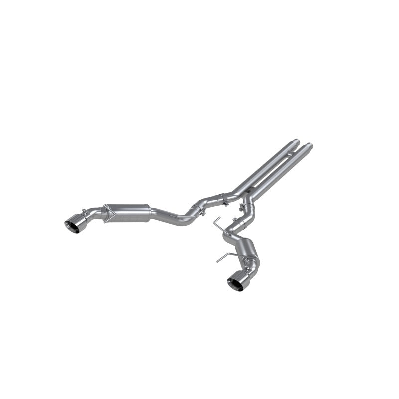 MBRP Armor Plus 3-inch cat-back exhaust with dual 4.5-inch stainless tips for 2015-2017 Mustang GT