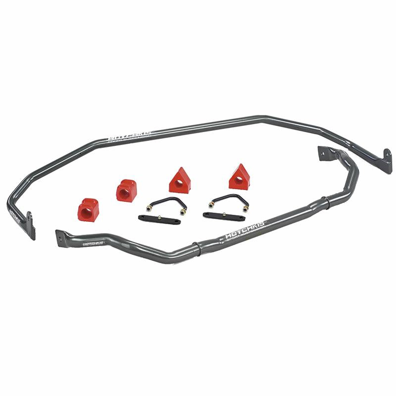 Hotchkis anthracite 32mm and 25mm tubular sport sway bars with polyurethane bushings and hardware for 2008-2015 Scion xB.
