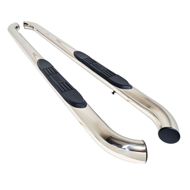 Westin E-Series 3" Stainless Steel Round Nerf Step Bars for 2024-2026 Toyota Tacoma Xtra Cab