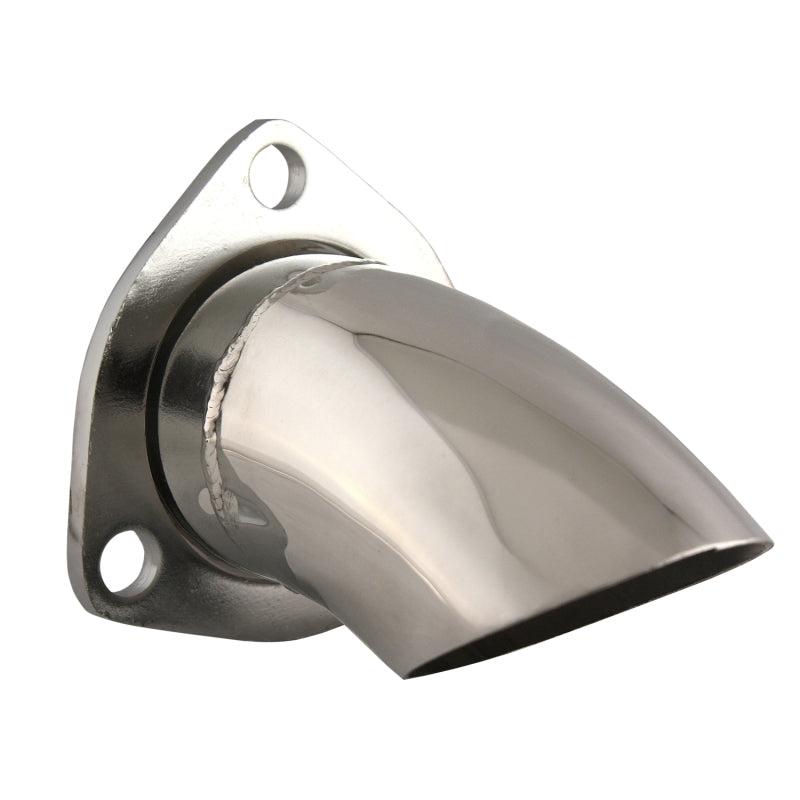 2.5-inch adjustable bolt-on exhaust turn down for QTP QTEC systems