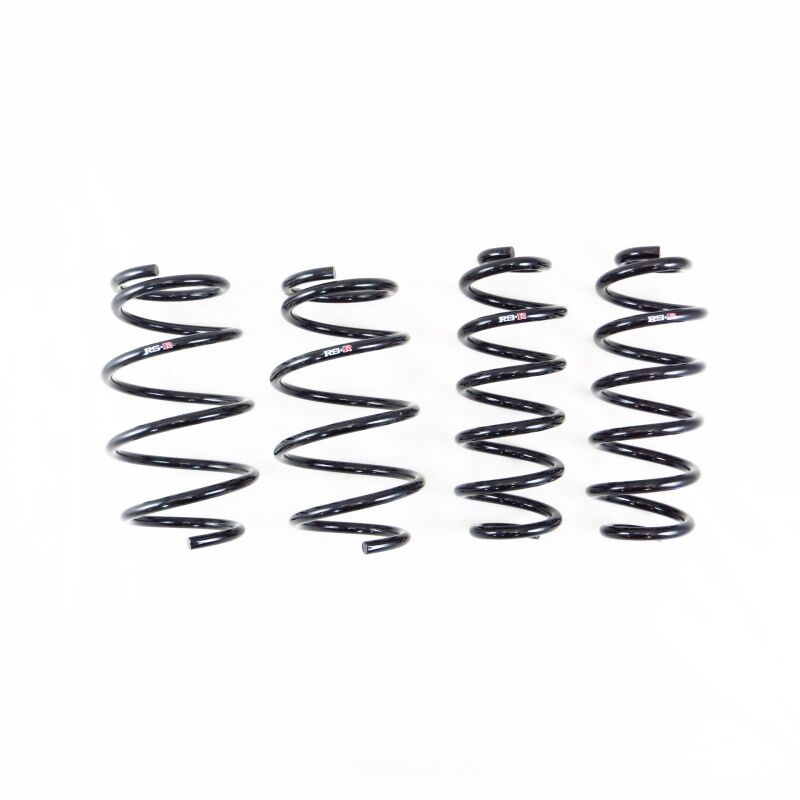 Set of four black RS-R Down Sus lowering springs for 2025 Toyota Crown Signia.