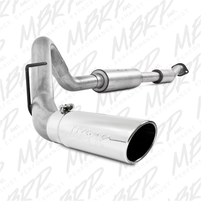 MBRP Armor Lite 3.5-inch aluminized single-exit cat-back exhaust system with stainless steel tip for Ford F-150 Raptor