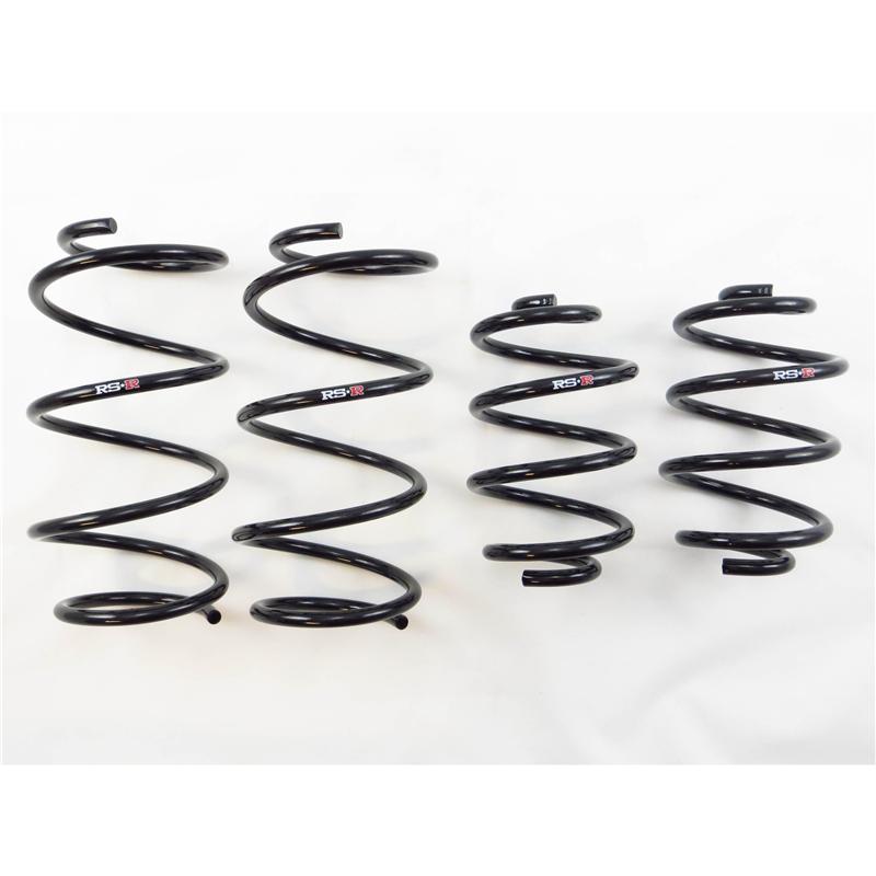 RS-R Down Sus lowering spring set in black for 2013-2015 Nissan Sentra B17 chassis