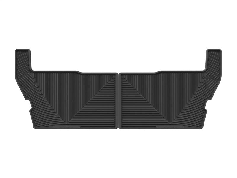 WeatherTech 17-25 Chrysler Pacifica Hybrid (Excl. Pinnacle) Rear All-Weather Floor Mats - Black