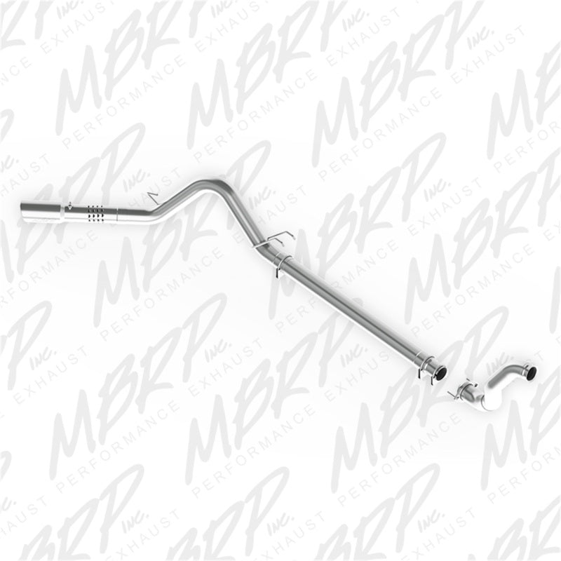 MBRP Armor Lite 4-inch aluminized steel filter-back exhaust system and downpipe for 2008-2010 Ford 6.4L Super Duty.