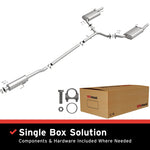 BRExhaust 106-0799 aluminized steel direct-fit exhaust kit for Toyota Avalon with pipes, gaskets, and hardware.