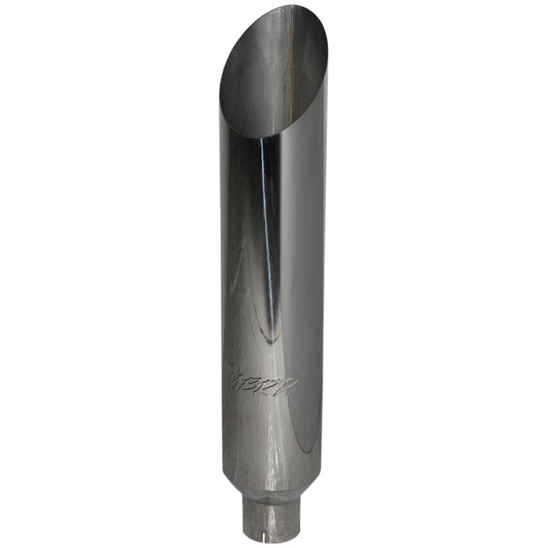 MBRP AL Series 5-inch aluminized steel single stack exhaust kit for full-size pickup trucks.