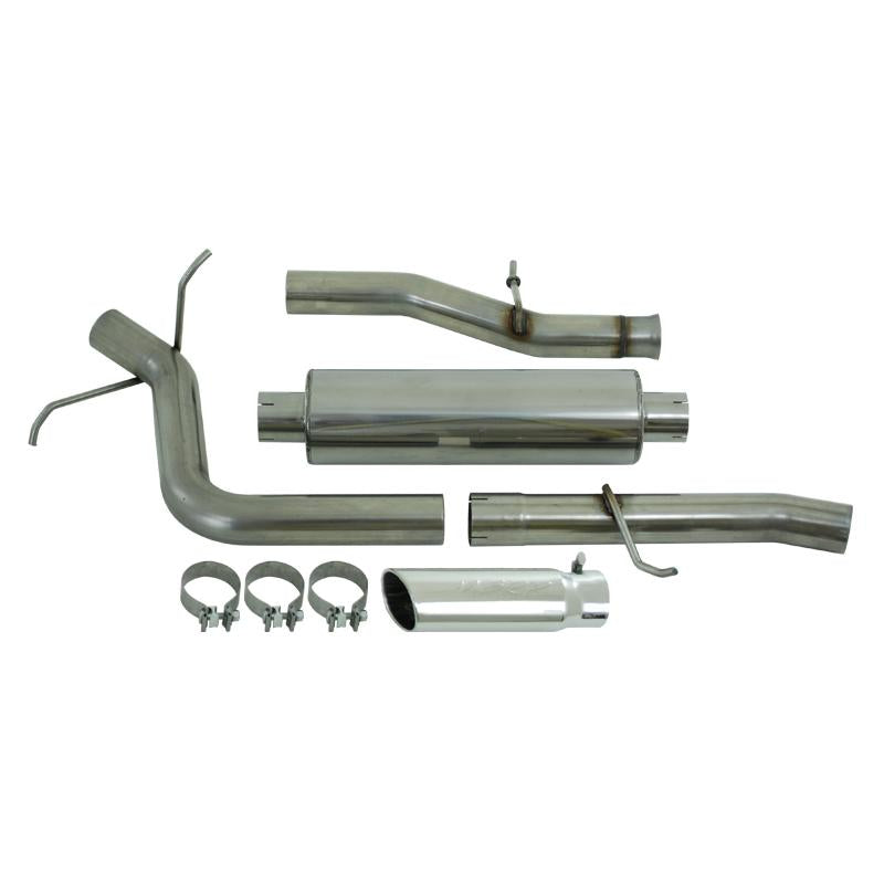 MBRP ARMOR PLUS T409 stainless steel single-side exit cat-back exhaust system for 2009-2014 Chevrolet Tahoe and GMC Yukon.