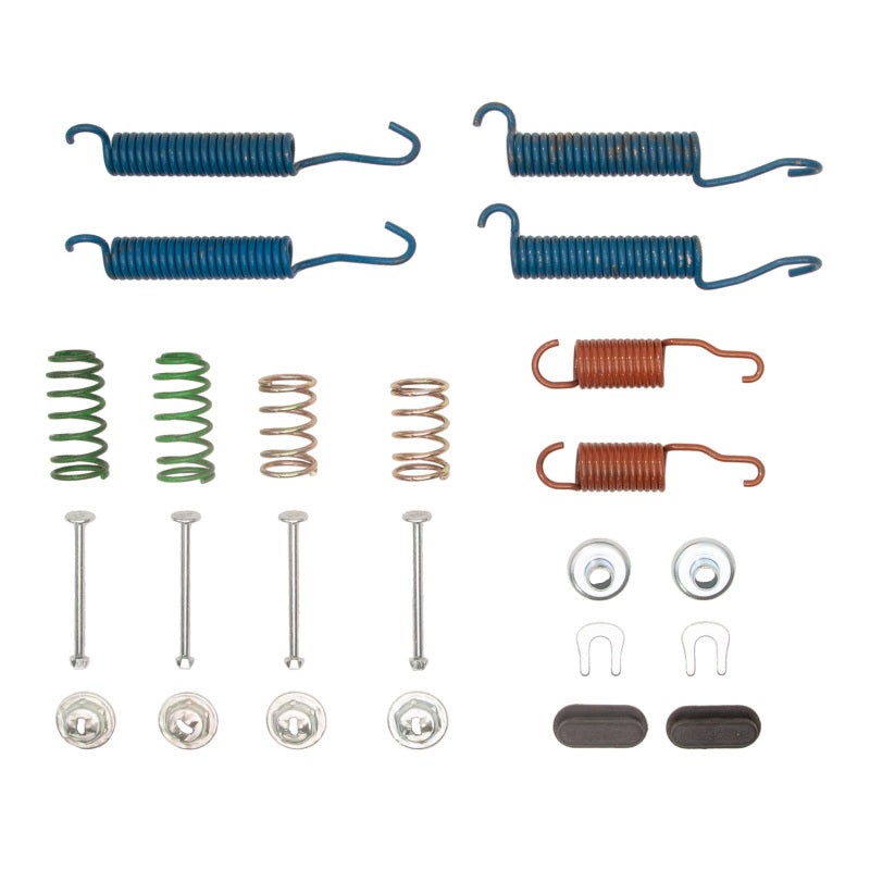 DFC 370-45004 Front Drum Brake Hardware Kit featuring return springs and hold-down clips for 1963-1970 Buick models.