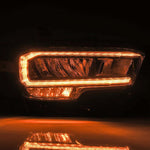 AlphaRex LUXX-Series LED Crystal Headlights for 2016-2023 Toyota Tacoma - Alpha-Black