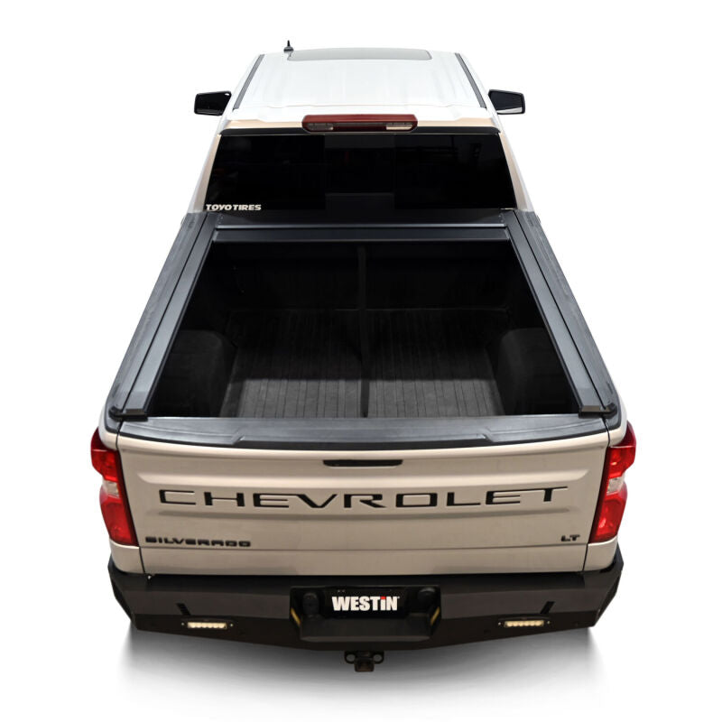 Westin Manual Retractable Tonneau Cover - Black for Select 2019-2026 Chevrolet/GMC Silverado/Sierra 1500 (5ft 8in Bed)