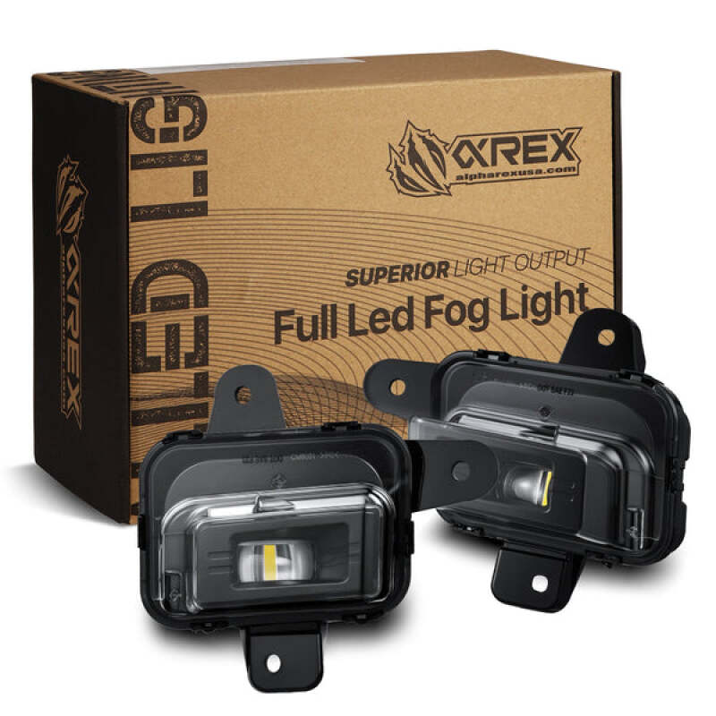 AlphaRex White/Amber LED Fog Lights for 2022-2025 GMC Sierra 1500