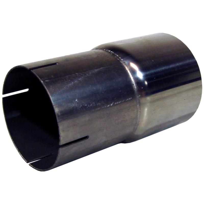 MBRP T409 stainless steel universal exhaust adapter transition from 3.5-inch ID to 4-inch OD.