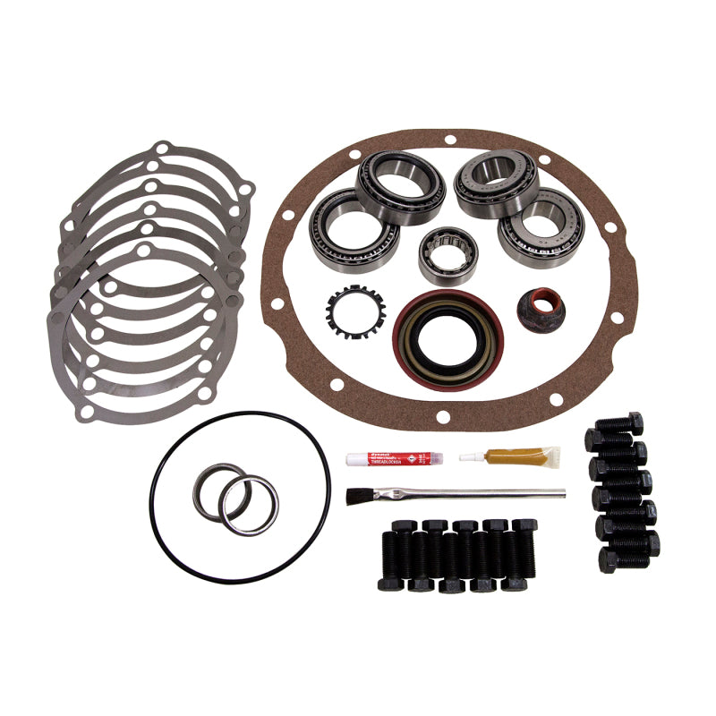 USA Standard Gear Master Overhaul Kit for Ford 9-inch differential featuring Koyo bearings, races, seals, and shim kit.