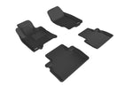 3D MAXpider Kagu Series Black Full Set Floor Mats for 2016-2017 Infiniti QX50
