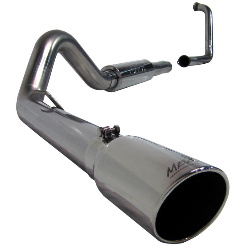 MBRP ARMOR PLUS Series T409 stainless steel turbo-back exhaust system for 2003-2005 Ford Excursion 6.0L.