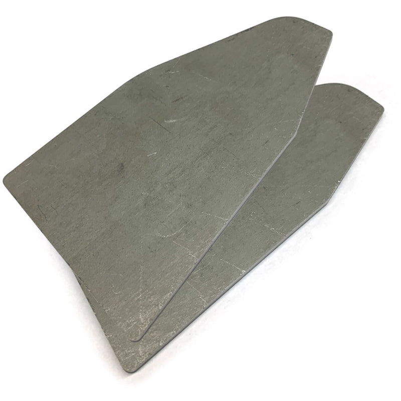 Camburg laser-cut steel body mount chop plates for Toyota Tacoma and Tundra tire clearance.