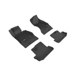 Black 3D MAXpider Kagu Series custom-fit floor mats for 2016-2024 Chevrolet Camaro