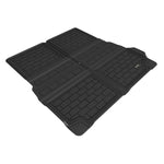 Black 3D MAXpider Kagu Series Cross Fold cargo liner with carbon fiber texture for 2019-2025 BMW X7 G07
