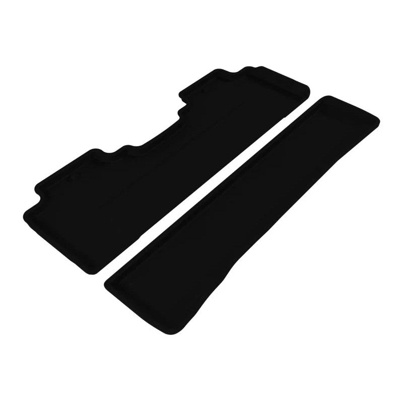 3D MAXpider Kagu Series black second-row floor mat with carbon fiber texture for 2006-2014 Honda Ridgeline.
