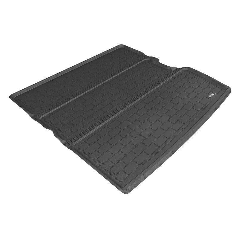 Black 3D MAXpider Kagu Series custom-fit cargo liner with carbon fiber texture for the 2009-2015 Honda Pilot.