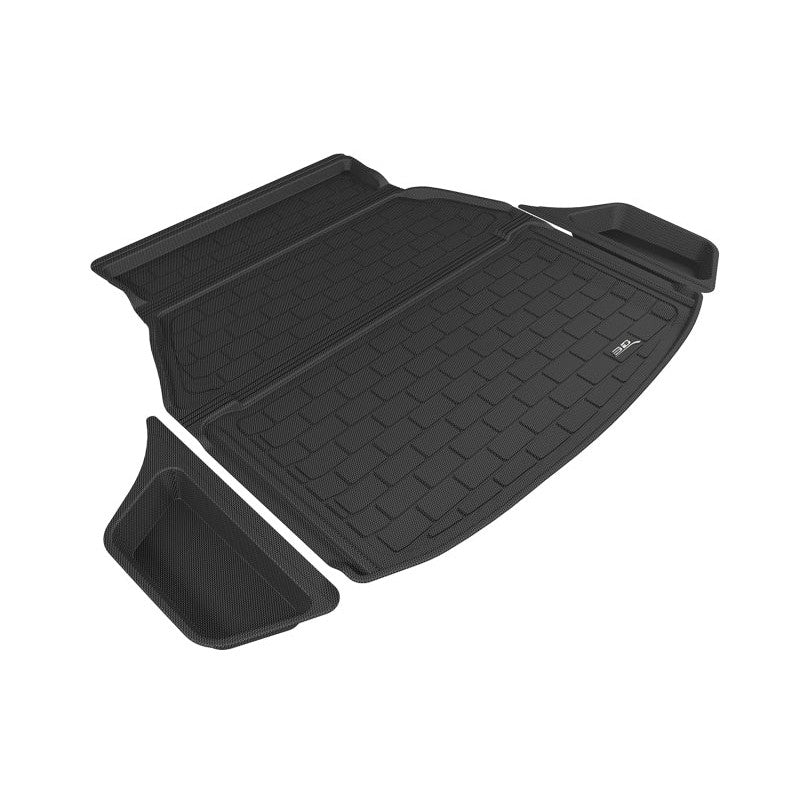 Black 3D MAXpider Kagu Series custom-fit cargo liner for 2015-2020 Acura TLX trunk