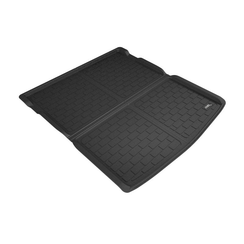 Black 3D MAXpider Kagu Series custom-fit cargo liner with carbon fiber texture for 2018-2026 Volkswagen Atlas