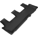 Black 3D MAXpider Kagu Series 3rd row floor mats with carbon fiber texture for 2018-2025 Expedition and Navigator.