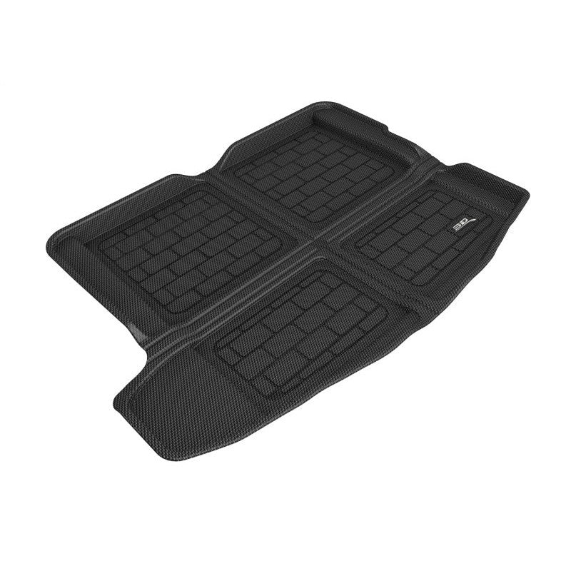 Black carbon fiber texture 3D MAXpider Kagu cross fold cargo liner for 2020-2025 Toyota GR Supra.