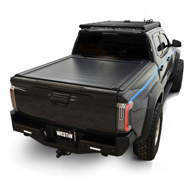 Westin Manual Retractable Tonneau Cover for 2024-2026 Toyota Tacoma (5ft Bed) - Black
