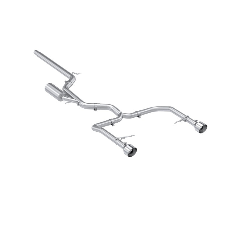 MBRP Armor Pro T304 stainless steel cat-back exhaust system with dual 5-inch tips for 2022-2026 VW Jetta GLI