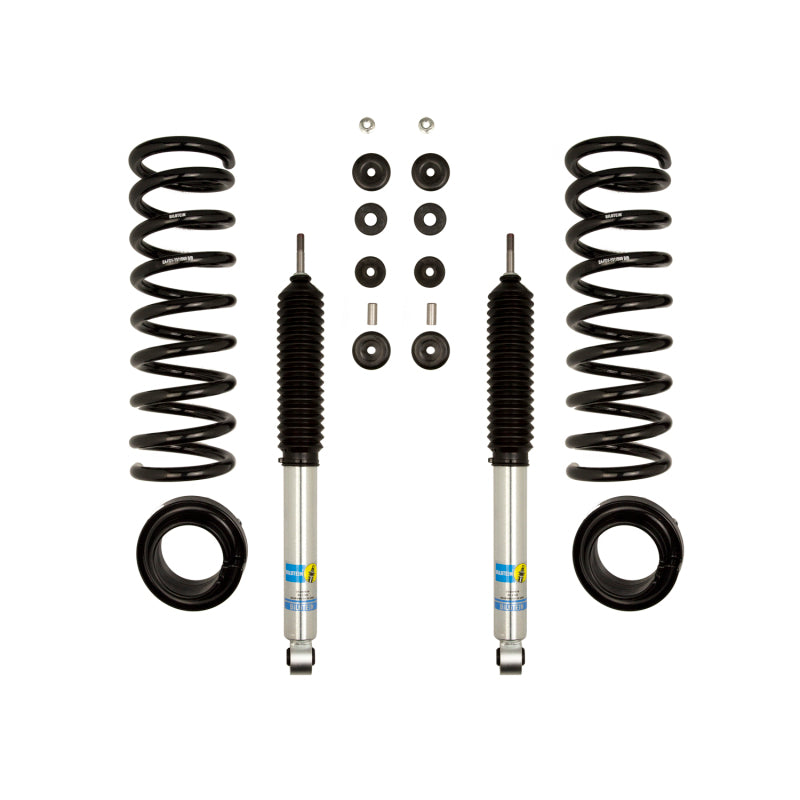 Bilstein B8 5112 front suspension leveling kit including two B8 5100 shocks and two matched coil springs