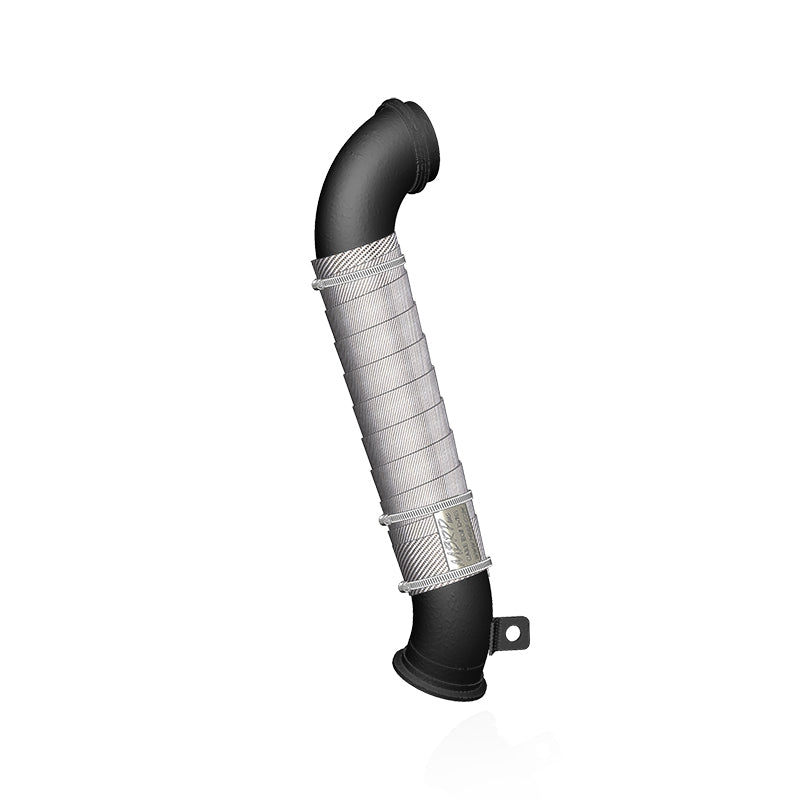 MBRP 3-inch black coated turbo downpipe for 2004-2010 Chevrolet and GMC 6.6L Duramax diesel engines