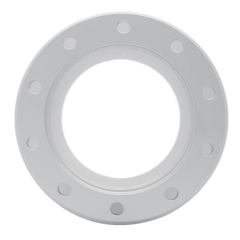 DFC GeoSPEC coated brake rotor featuring a silver corrosion-resistant finish for Beaver Motorcoach Contessa.