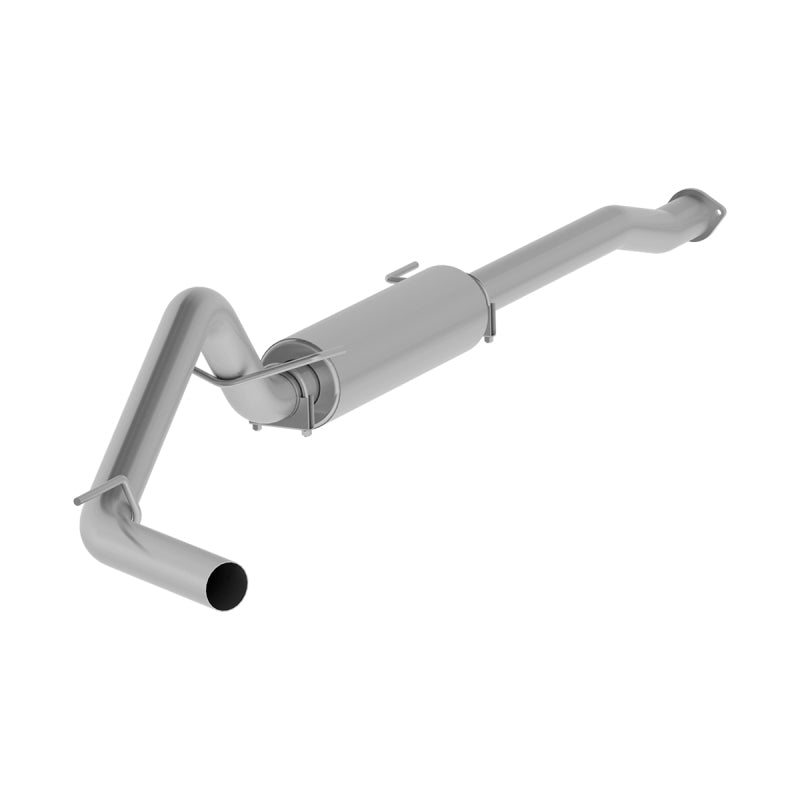 MBRP Armor Lite 3-inch aluminized steel cat-back exhaust system with side exit tailpipe for 2016-2023 Toyota Tacoma.