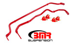 BMR 16-17 6th Gen Camaro Front & Rear Sway Bar Kit w/ Bushings - Red