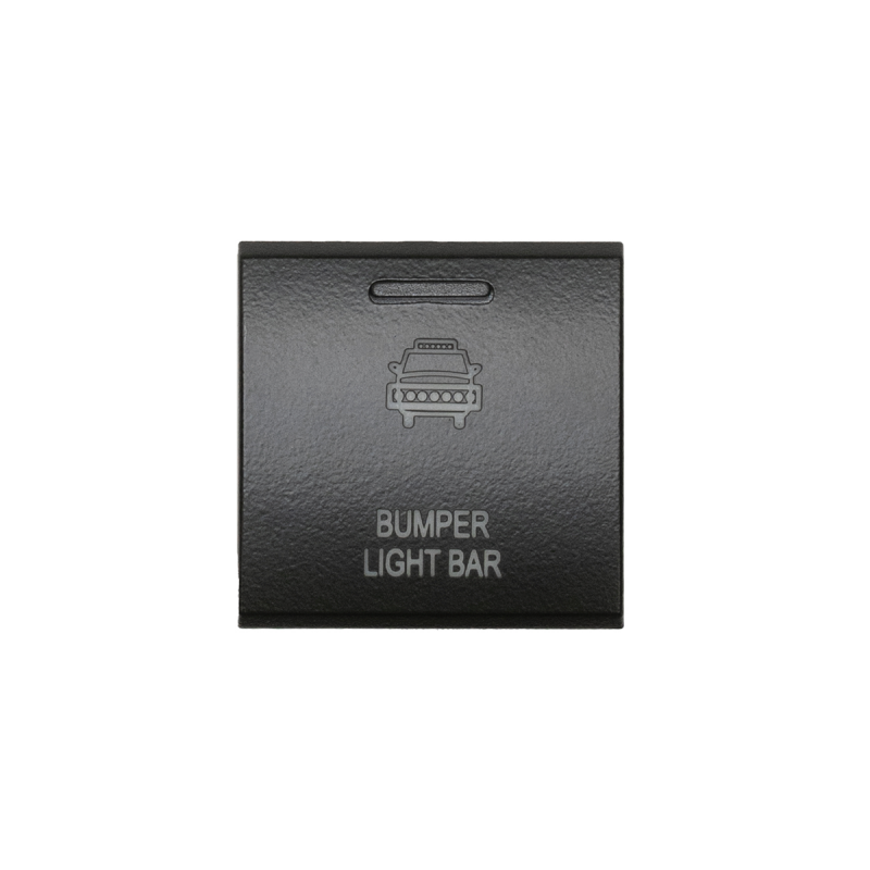 Cali Raised LED square Toyota OEM style switch for bumper light bar with laser-etched illuminated icon