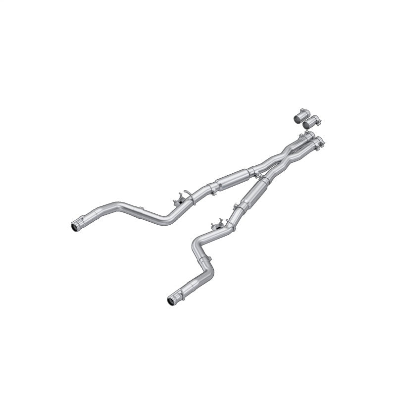 MBRP 3-inch T304 stainless steel Street Series cat-back exhaust system for 2015-2023 Dodge Challenger.
