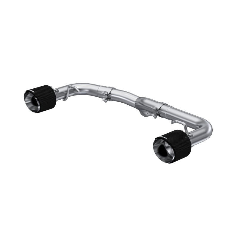 MBRP Armor Pro Series T304 stainless steel axle-back exhaust with dual 5-inch carbon fiber tips for Subaru BRZ and Toyota GR86