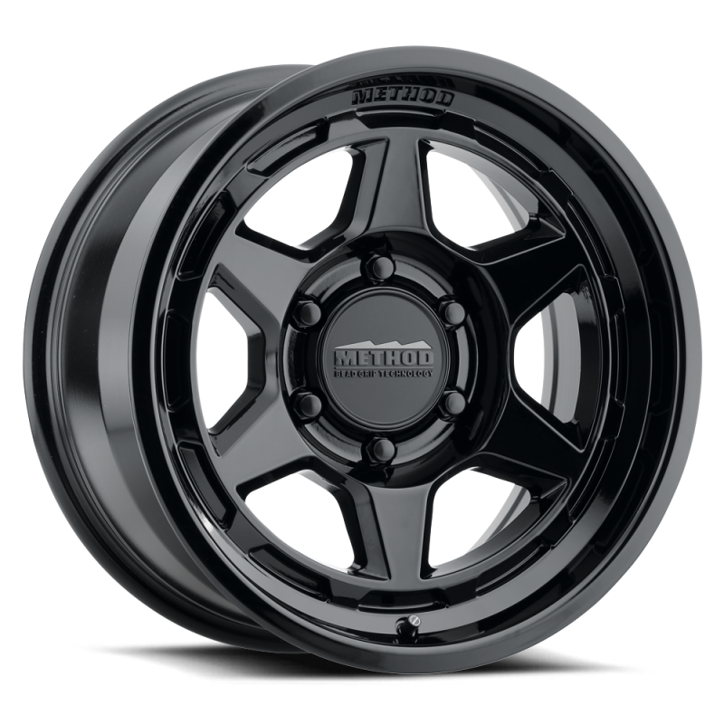 Method Race Wheels MR708 Bead Grip 17x8.5 6x5.5 0mm Offset 106.25mm CB - Gloss Black