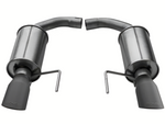 Roush Axle-Back Exhaust with Black Tips for 2015-2026 Ford Mustang (V6 / 2.3L EcoBoost)