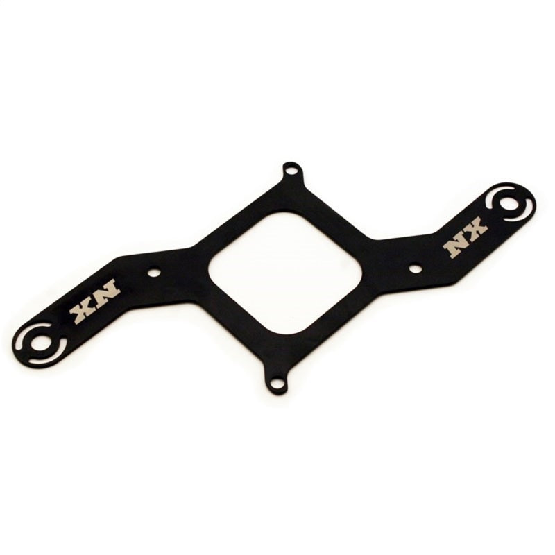 Nitrous Express 4150 carburetor plate solenoid bracket with adjustable swivel mounts