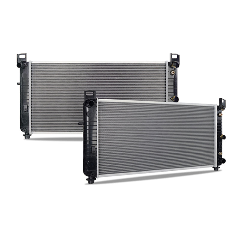 Mishimoto R2423-AT replacement radiator with factory-style mounting points and ports