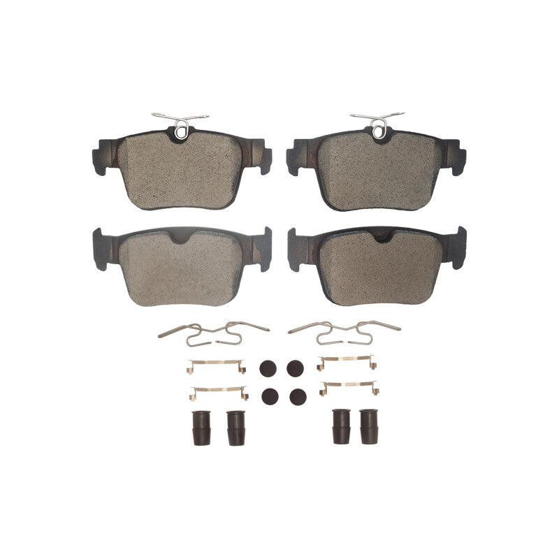 Rear DFC 5000 Advanced ceramic brake pads with included stainless steel installation hardware kit