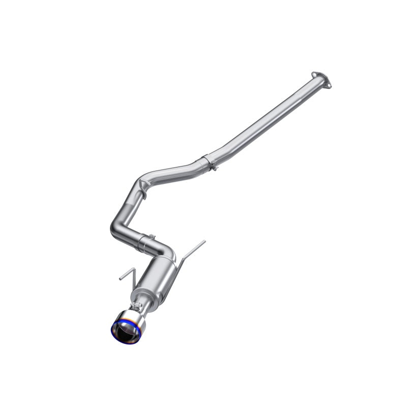 MBRP Armor Pro Series 3-inch T304 stainless steel cat-back exhaust with single rear exit and burnt-finish tip.