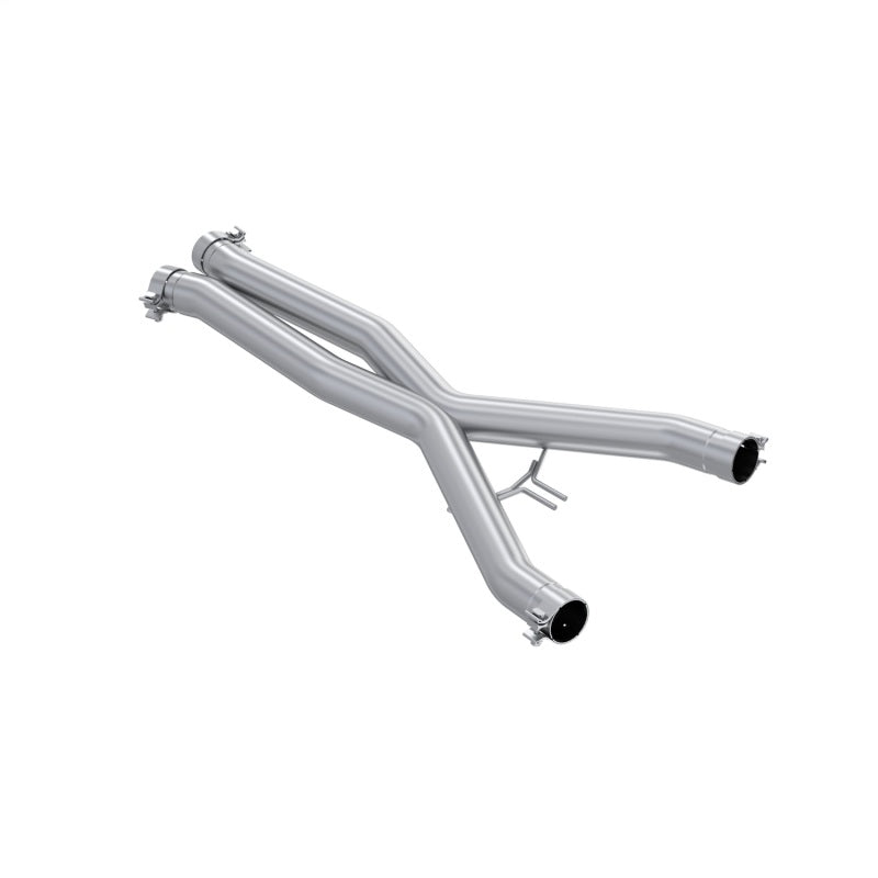 MBRP S7001304 3-inch T304 stainless steel mandrel-bent X-pipe for 2014-2019 Chevrolet Corvette.