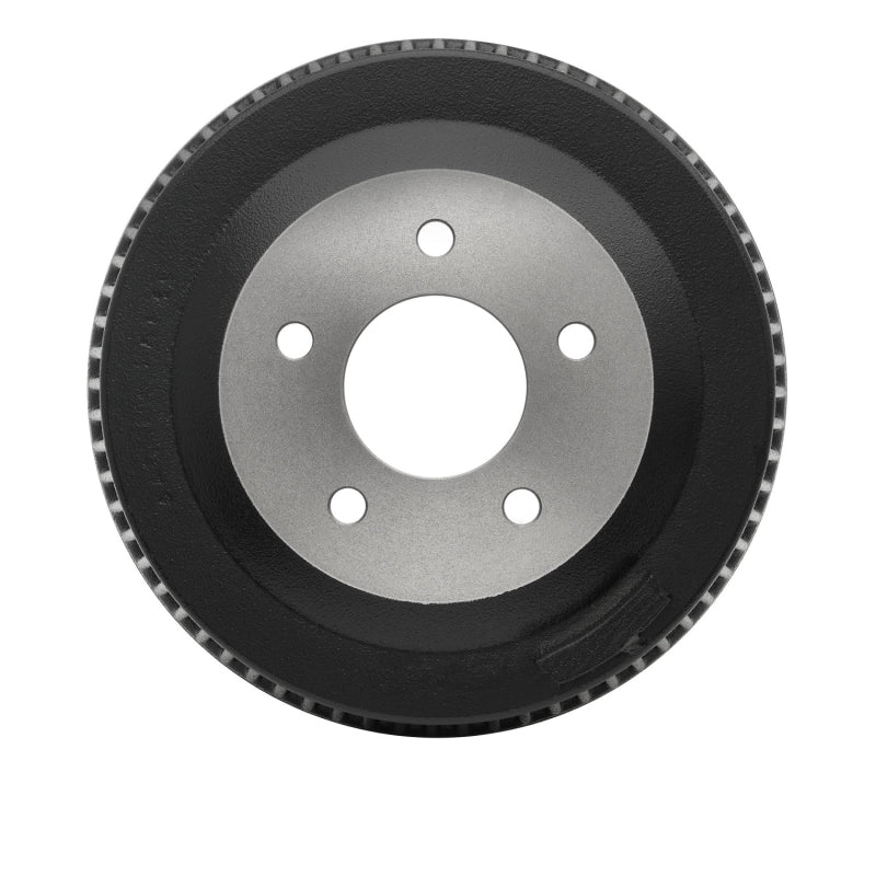 DFC True Balanced front brake drum with black high-temperature anti-corrosion coating for 1965-1970 Pontiac models.