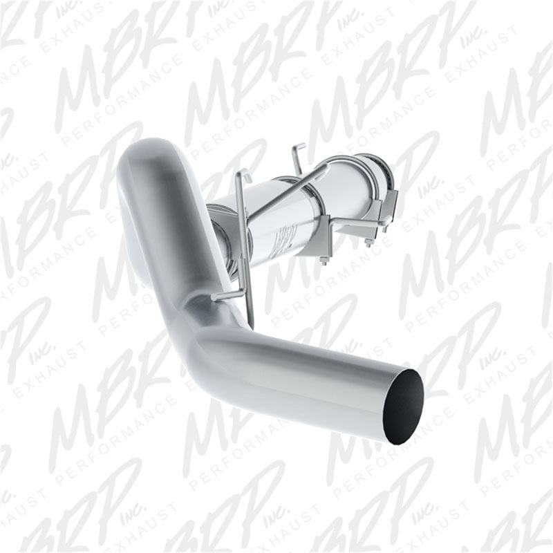 MBRP Armor Lite 5-inch aluminized steel cat-back exhaust system with mandrel-bent tubing and single side exit.