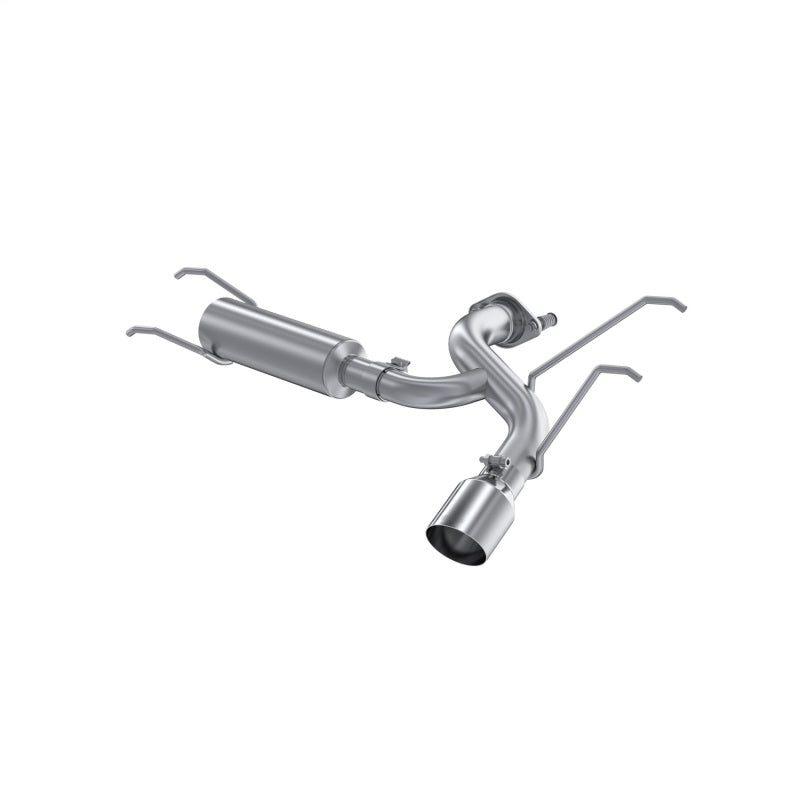 MBRP Armor Lite 2.5-inch aluminized steel axle-back exhaust with a 4-inch polished tip for Mazda MX-5 Miata.