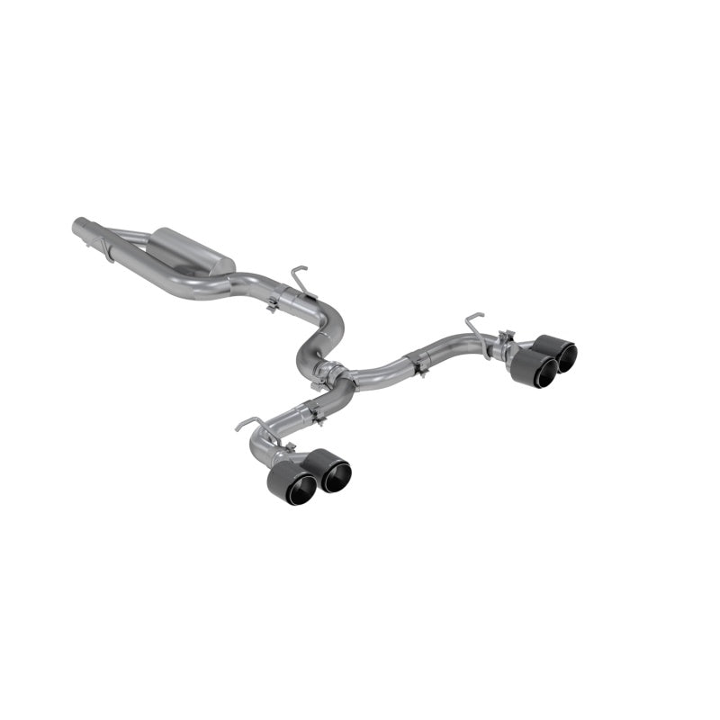 MBRP Armor Pro Series 3-inch T304 stainless steel cat-back exhaust with carbon fiber tips for 2015-2019 VW Golf R